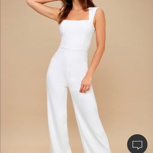 Lulus white jumpsuit
